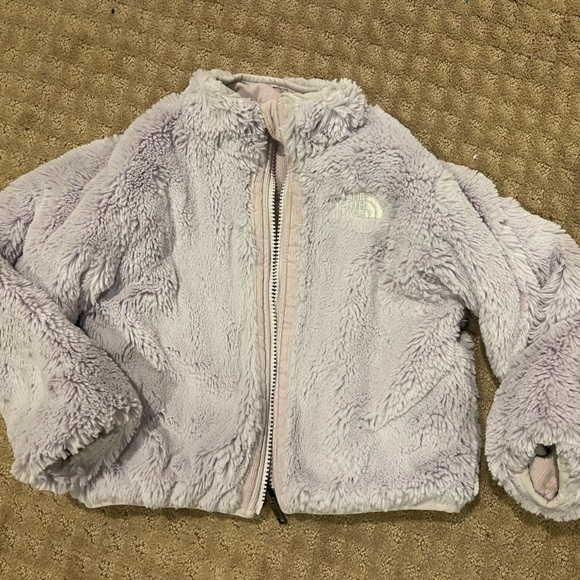 The North Face Mossbud Reversible Winter Coat Jacket Lavender 3T - Picture 1 of 5